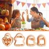 4 Pcs Plastic Ghost Halloween Cookie Mold Press Type Fondant Sugar Craft Mold  Party