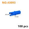 Bulk Technical Connector Pin Peg Cross Axle Building Blocks Parts Compatible with 2780 3673 6558 6562 MOC Bricks Toys