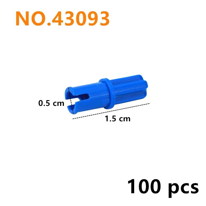 Bulk Technical Connector Pin Peg Cross Axle Building Blocks Parts Compatible with 2780 3673 6558 6562 MOC Bricks Toys