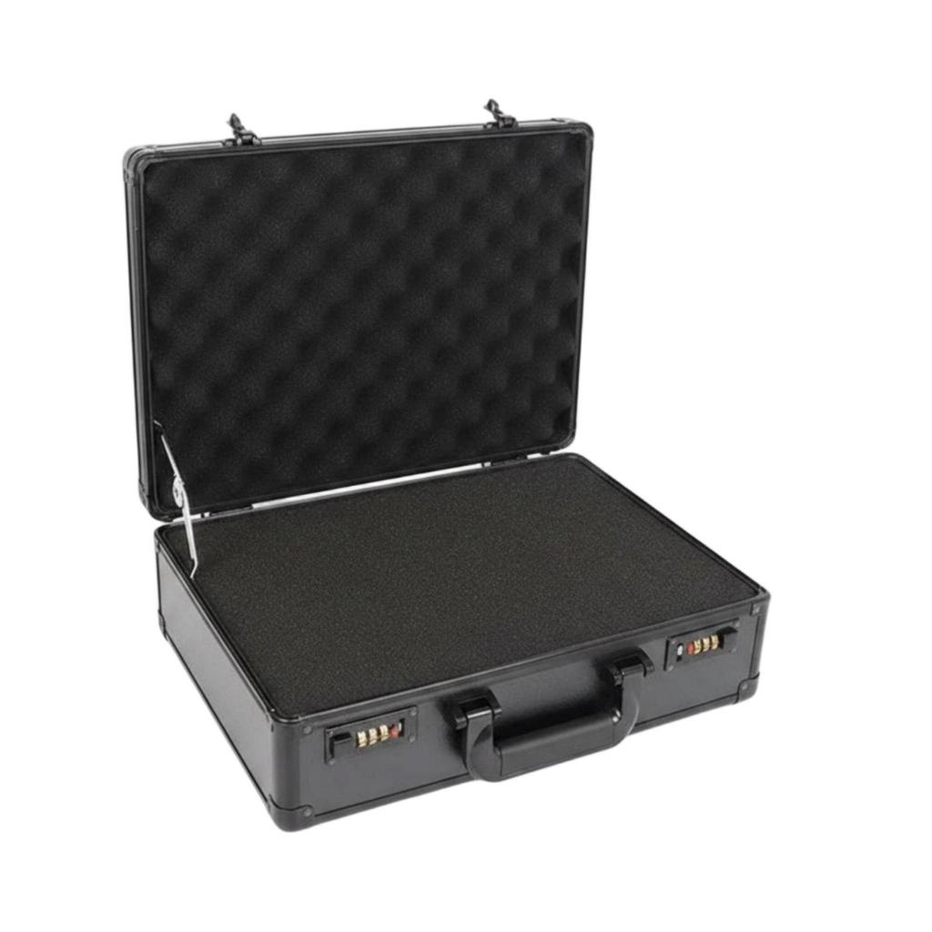 Aluminum Case Password Lock Tool for Field Work, Storage, Travel 392913cm with Cotton