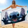 1Pc Stitch Water Reflections Beach Towel Quick Dry Multiuse For Beach Pool Gym Yoga Home Travel Christmas Halloween Xmas Gift Y1971