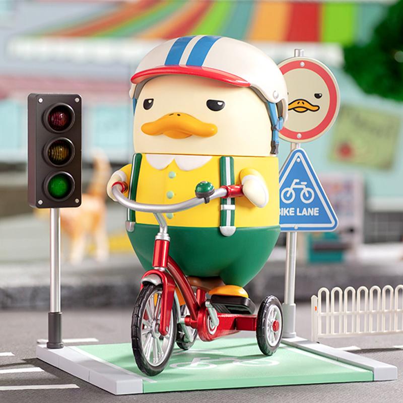 New POP MART DUCKOO Tricycle YA Large Size Trendy Figures 14cm 210950399