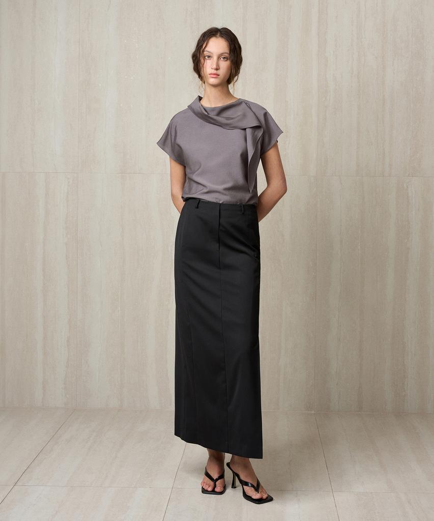 RE RHEE Side Slit Maxi Skit