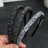 Make Up Hairband with Toothed  Hair Hoop Fashion Rhinestone Headband  Female