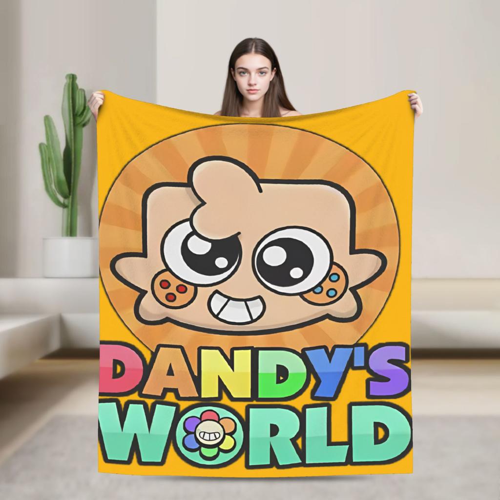 Dandy's World Soft Warm Blanket Goob  Children Plush Throw Blanket Street Trend Living Room Flannel Bedspread Sofa Bed Cover