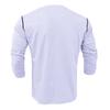 Męski T-shirt z długim rękawem Henley w blokach kolorystycznych, jesień/zima 2023, styl europejski i amerykański