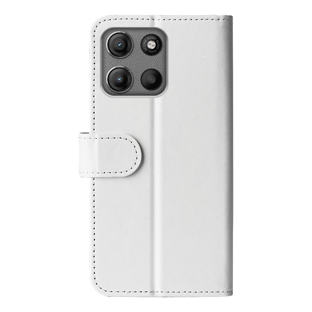 For Motorola Moto G15 4G Wallet Case Crazy Horse Texture Stand Leather Phone Cover