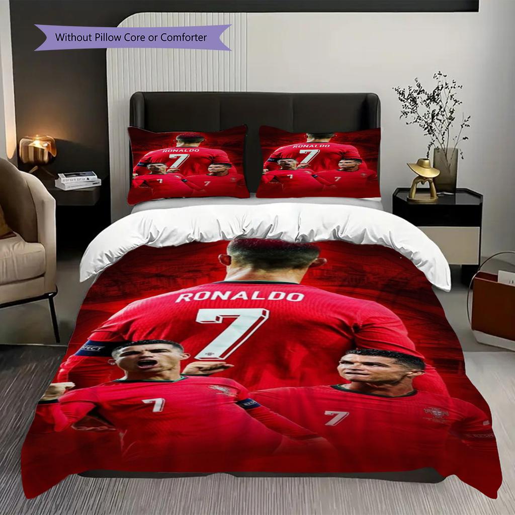 Biancheria da letto Legacy di Ronaldo (1 * copripiumino + 2 * federa, senza nucleo) Copripiumino e federa morbidi e confortevoli Regalo di Natale per compleanno