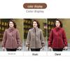 Plush Winter Coat for Middle-Aged Women: Lamb Wool Cotton Jacket, Stylish and Warm for Moms with Added Lining