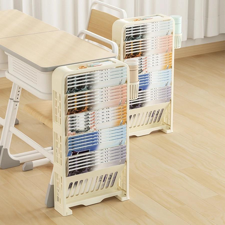 Classroom Desk Storage Artifact Book Storage Shelf Student Desk Bookshelf Small Classroom Storage Bookcase Bookstand Bookshelves