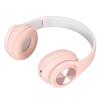 Bluetooth Headset Noise Reduction Foldable Over Ear Wireless Headphone with Colorful Light for Phone Laptop