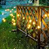 Outdoor Solar Lights LED Fairy Firefly Lawn Lamp Garden Summer Camping Party Wedding Holiday Yard Atmosphere Decoration