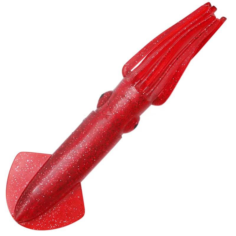 1Pc 23Cm65G Colorful Squid Skirts Soft Rubber Octopus Lures Octopus Fishing Lure Pesca Trolling Saltwater Bait For Tuna