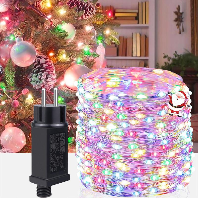 LED Fairy Light 10M 20M With EU Plug LED Copper Wire String Lights for Christmas Wedding Party Holiday Decor