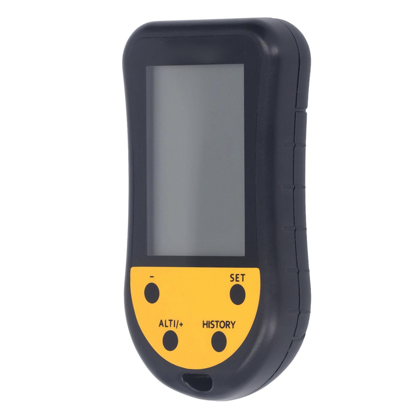 Digital Altimeter Multifunctional LCD Backlit Display Portable Compass Altimeter Barometer Thermometer ABS