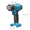 Cordless Handheld Hot Air Machine Lithium Rechargeable Heating Equipment Temperatures Adjustable Power Tool with 2