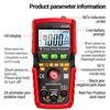 Multimeter Tester 4000-count Voltage Current Meter Electronic Measuring Tool with Auto Voice Broadcast for Electricians