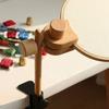360 Degree Rotation Embroidery Frame Lap Stand Beech Wood Cross Stitch Rack  Desktop Use
