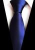 MENDENG Men's One-Touch Tie, Easy to Use, Zippered, Stripe, Check, Solid Color, Stylish, Business Casual, Formal, Polka Dot, Wedding, Set of 6