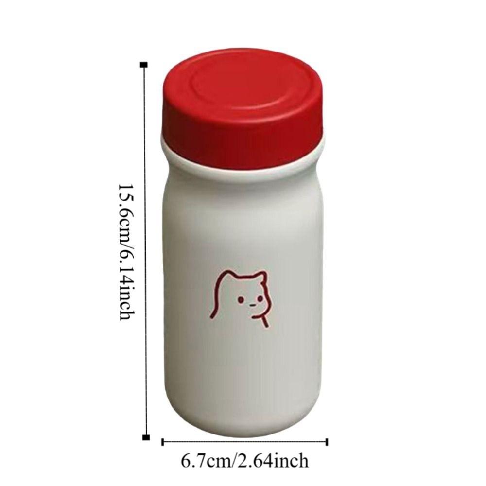 Cartoon Mini Pocket Mug 320ml Vacuum Insulated Cup Drinkware Direct Drinking Mug  Daily Drinking