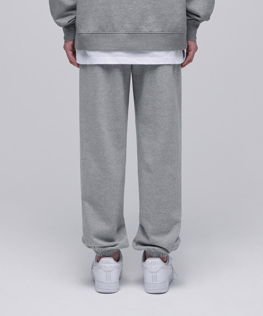 MUSINSA STANDARD Pin-Tuck Wide Sweatpants [Medium Grey]