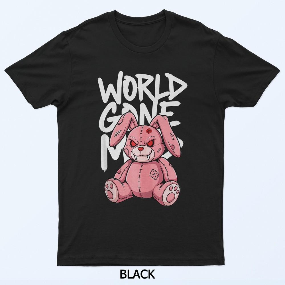 

Halloween Creepy Bunny Plush World Gone Mad Toy T-Shirt 4XL