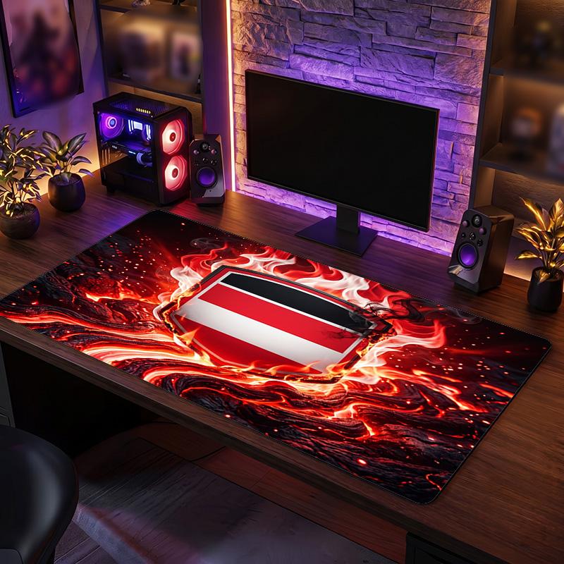 Austria Football Crest Mouse Pad, Extended Non Slip Rubber Desk Mat for Gaming Office Laptop Fan Gift