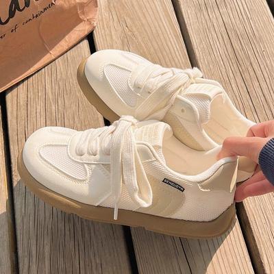 Women's New Breathable Mesh Shoes Trendy Versatile Retro Casual Sports Little White Shoes Women