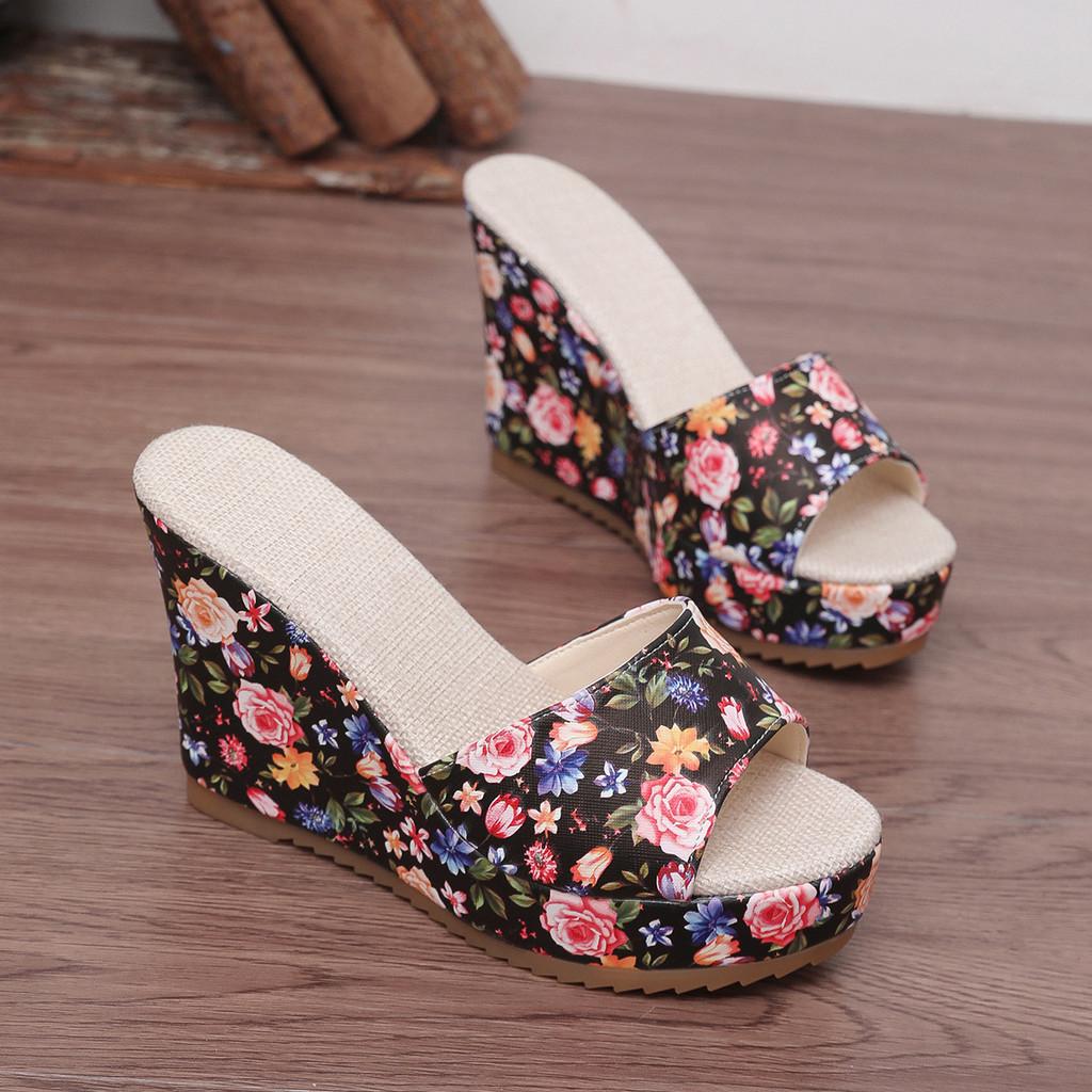 Summer Fish Mouth Flat Sandals With Sole For Women Outdoor Wear