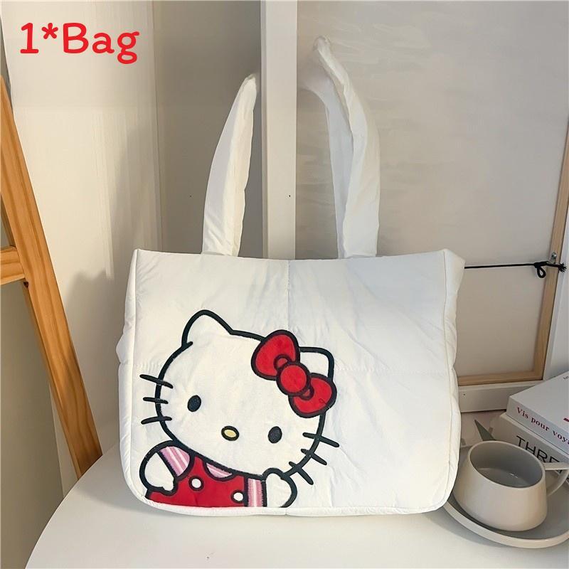 Cute Bunny Canvas Tote Bag With Magnetic Closure For Daily Use And Students