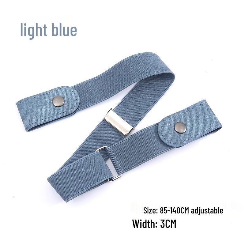 Женский невидимый эластичный пояс для джинсов - Регулируемый кожаный утягиватель талии