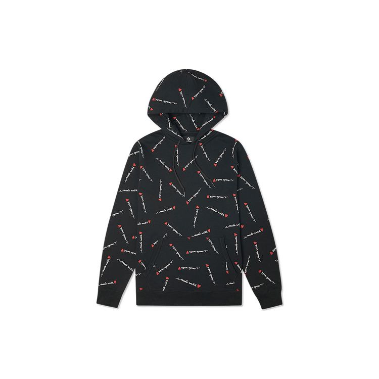 

Худи Converse Heart Pattern Print унисекс, черный 10022411-A01