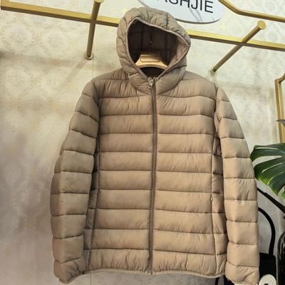 Autumn and Winter Light Cotton Coat Women's Hooded Cotton Coat Outdoor Leisure Hooded Soft Shell Cotton Coat Women