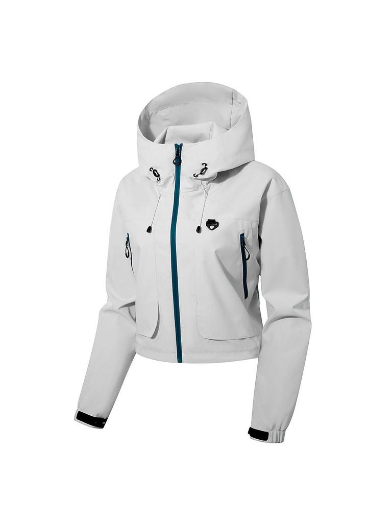 DuPont Women's Windproof Waterproof Hard Shell Jacket - Small, 2024 Autumn/Winter, Professional Outdoor Mountaineering.