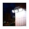 74 LED Solarbetriebene Außenleuchte mit Sensor