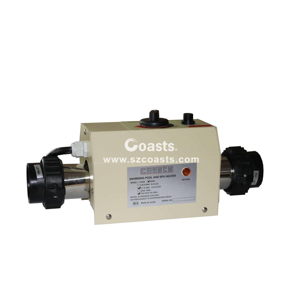 3KW Electric Heater for Swimming Pool and Bathtub: Automatic, Constant Temperature, Small Power, Massage Function.