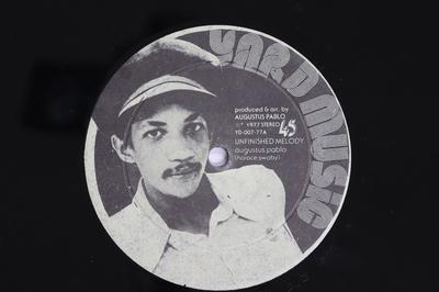 Disque 12 pouces AUGUSTUS PABLO Unfinished Melody Melody Dub YD007 YARD MUSIC 1977 US Reggae Ska Dub Occasion