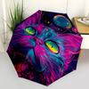 1pc Cosmic Cat Fashionable Automatic Opening/Closing Folding Umbrella with 8 Bones, Windproof Portable, Daily Use71