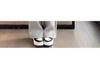 Petite Gray Wide Leg High Waist Pants for Women - Spring/Autumn