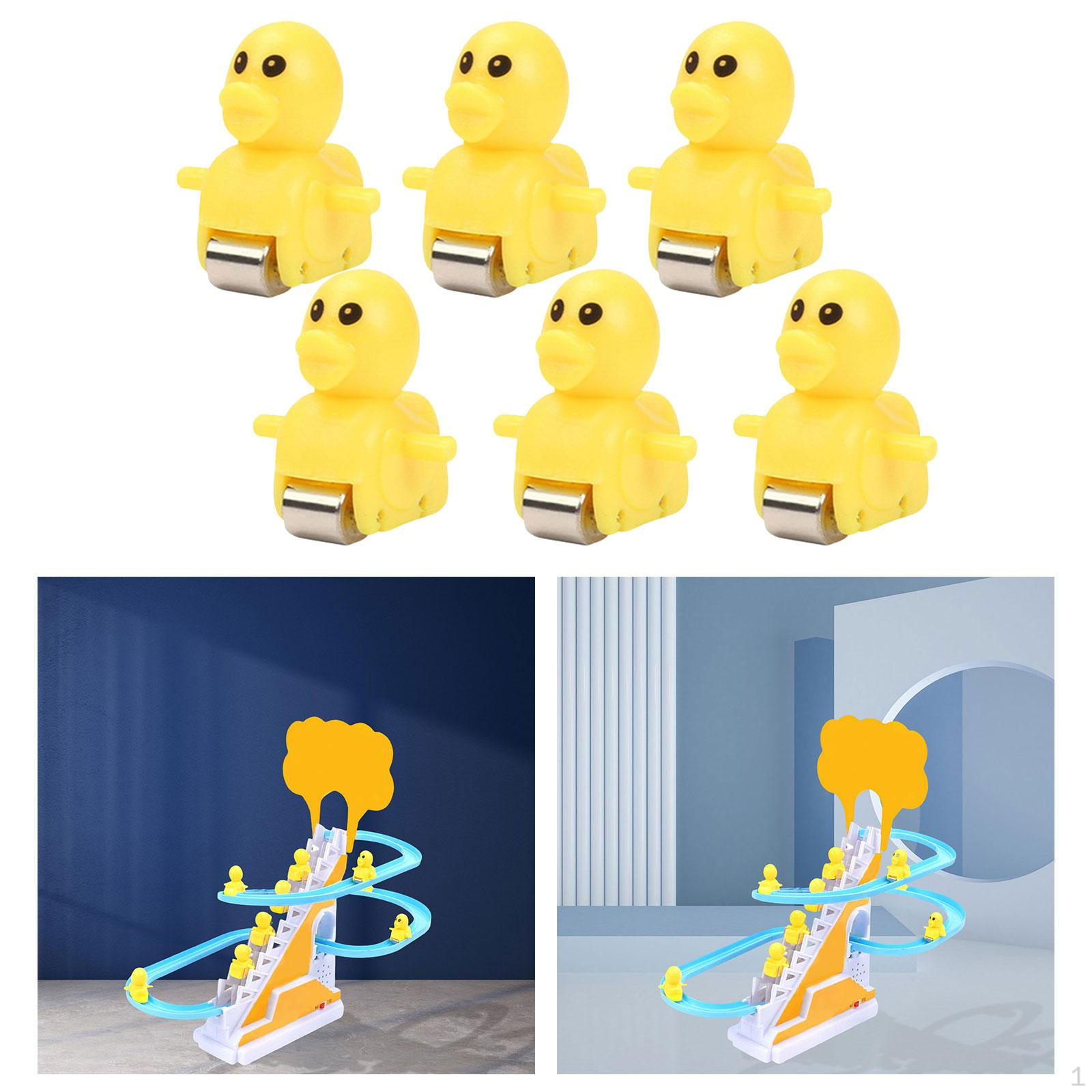 

Іграшка для підйому по сходах Електричні доріжки Деталі гри Аксесуари для американських гірок для дітей 6pcs duck