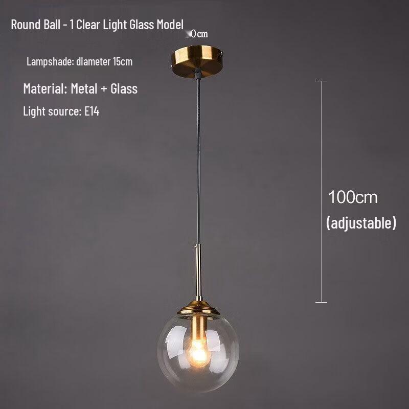 Dream Bubble Nordic Modern Minimalist Bedside Pendant Lamp