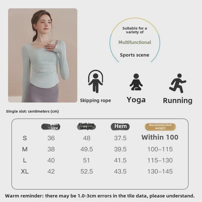 Youyou Women's Quick-Dry Yoga & Pilates Long Sleeve Tops - 2025 Collection