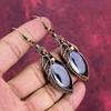 Shungite Earring Copper Wire Wrapped Earring Original Gemstone Earring Handmade Earrings Wire Wrapped Jewelry Gifts For Wife Dangle Earrings