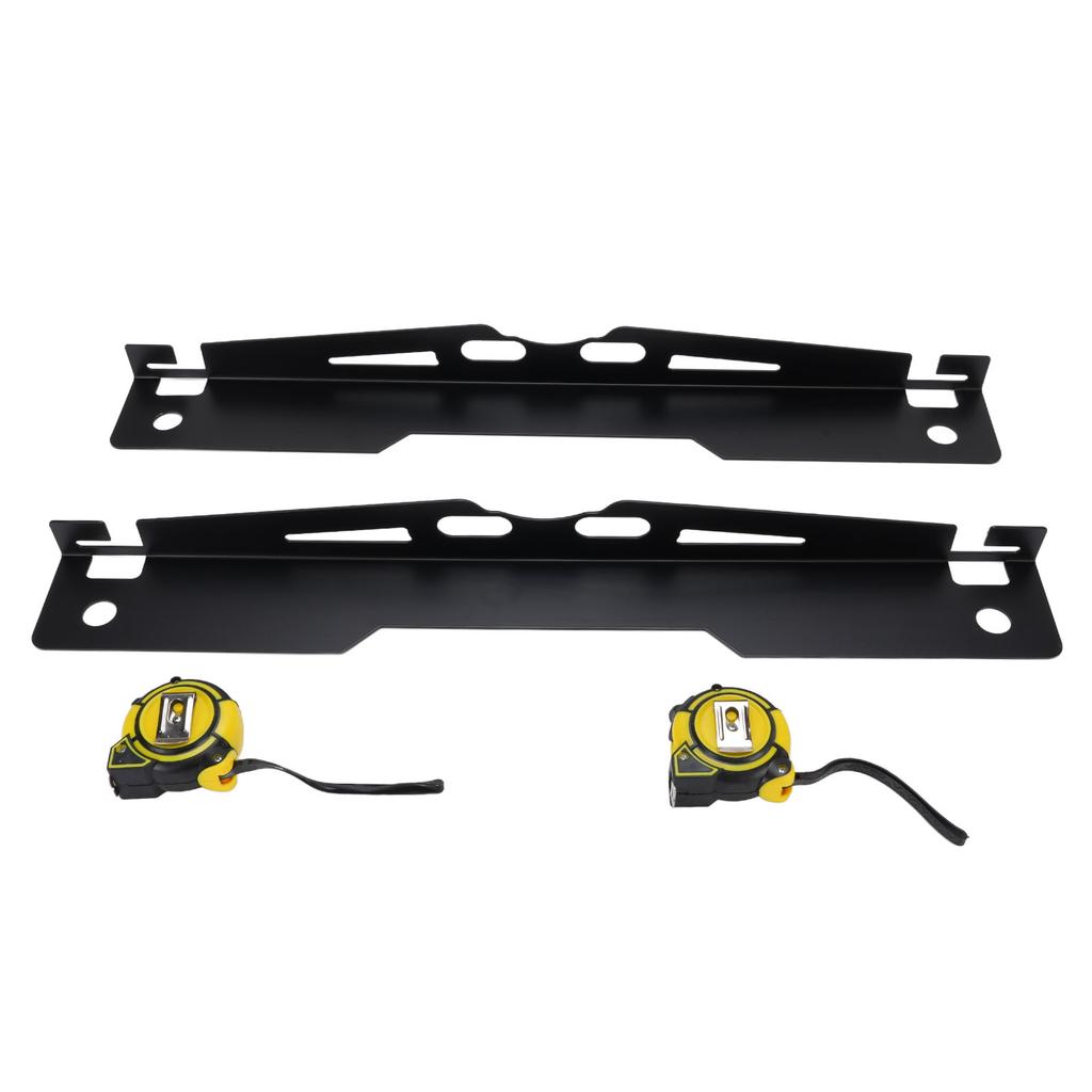 Heavy Duty Wheel Alignment Tool Kit 2PCS Black Toe Alignment Tool Plates with 2 Tape Mesures