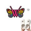 Cross-border Cute Detachable PVC Shoe Ornaments: Butterfly, Letter, Cartoon Designs for Festival and Party Shoes
