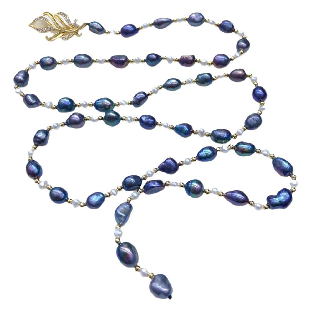 Baroque Pearl & Spinel Clavicle Necklace: Light Luxury Fashion for Trendsetters
