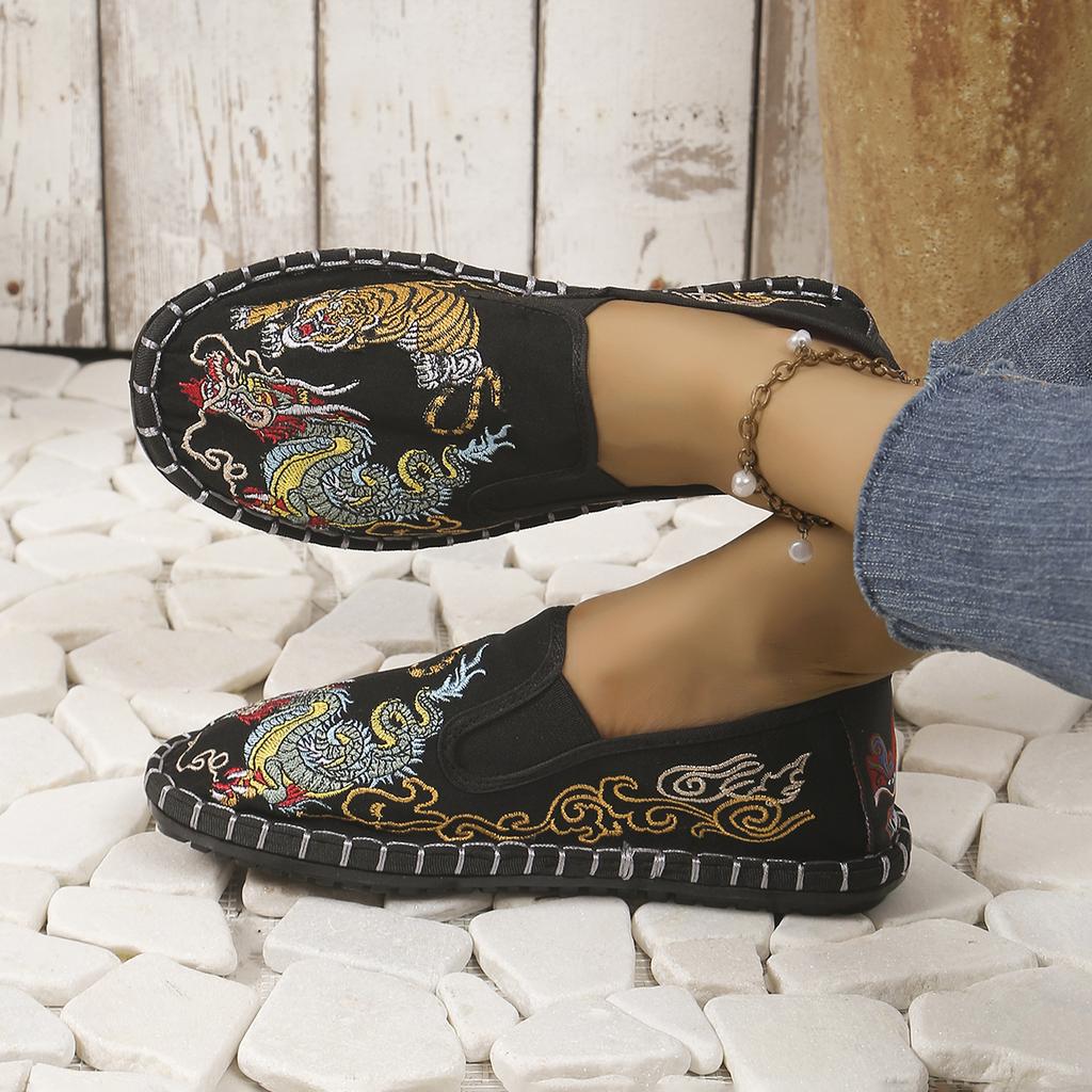 Fashion Casual Loafers Summer Fashion Slip on  Canvas Shoes Lightweight Breathable Flat Shoes  Women Shoes  Sneakers  Zapatos De Mujer