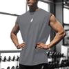Men Stretch Cotton Vest Fitness Sports Casual Sleeveless Shirt
