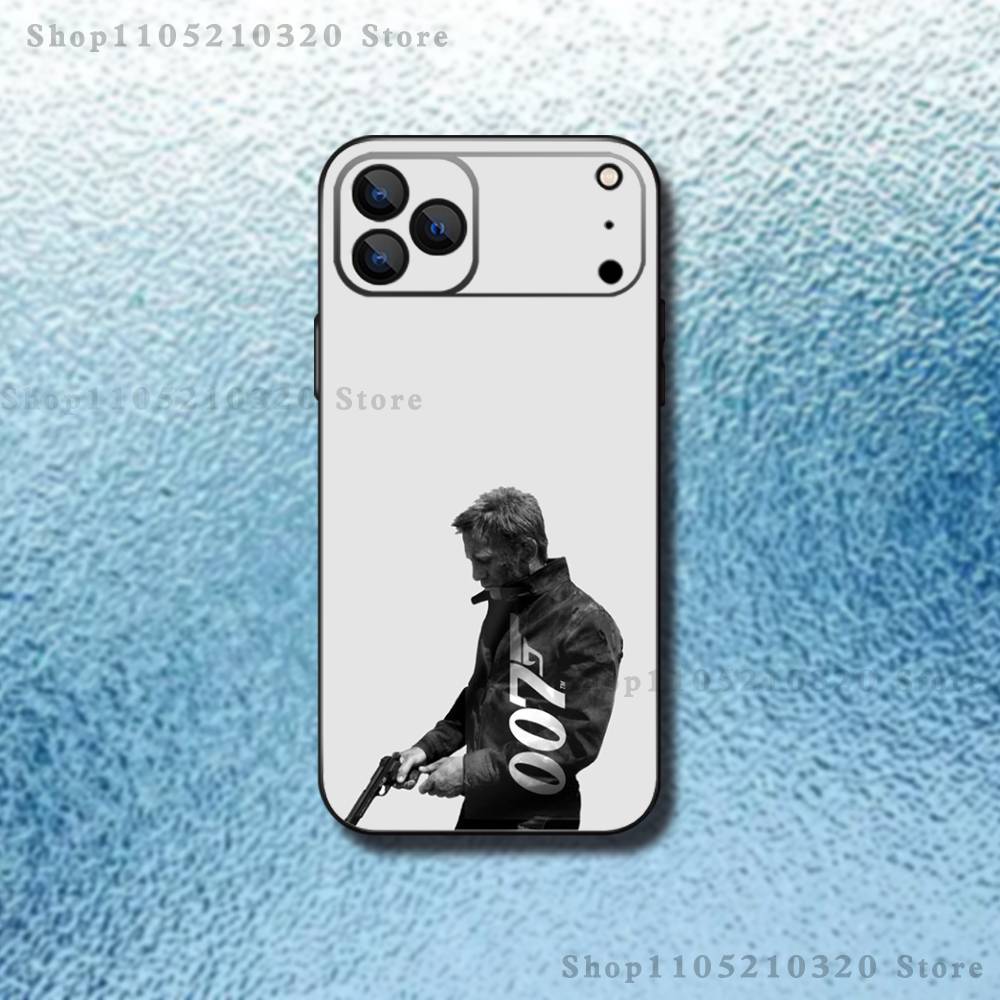 D-Daniel C-Craig Schauspieler Handyhülle Für iPhone 17,16,15,14,13,12,11,Pro,Max,Plus,E,SE4,Air,Mini Schwarz Weiche Hülle