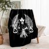 Wednesday Theme Printed Blanket - Perfect for Couch, Bed, Travel & Outdoor Use | Machine Washable, Cozy & Durable.